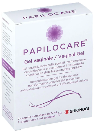 PAPILOCARE 5ml vaginālais gels, 7 gab.