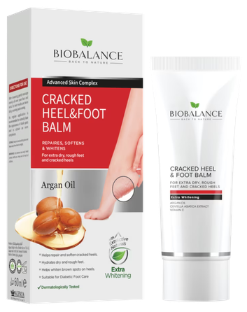 BIOBALANCE Argan Cracked Heel&Foot balzams, 60 ml