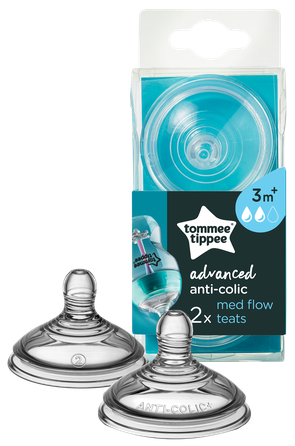 TOMMEE TIPPEE Anti-Colic 3 m+ knupis, 2 gab.