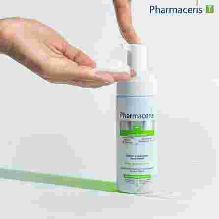 PHARMACERIS T Puri-Sebostatic attīrošas putas, 150 ml