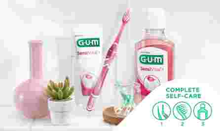 GUM Pro Sensitive zobu birste, 1 gab.