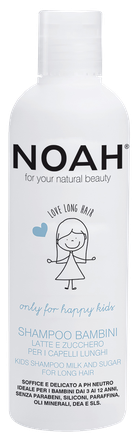 NOAH Kids Milk & Sugar Long Hair šampūns, 250 ml