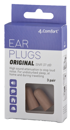 4-COMFORT Original (poraini) ausu aizbāžņi, 6 gab.