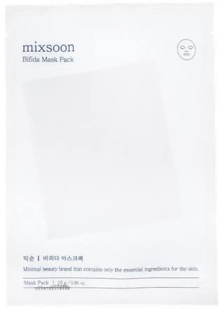 MIXSOON Bifida 25g auduma sejas maska, 5 gab.