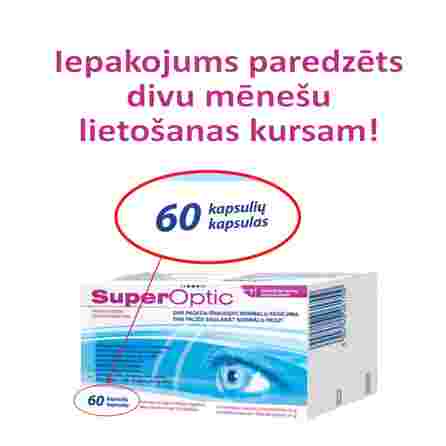 SUPER OPTIC kapsulas, 60 gab.