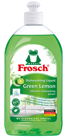 FROSCH Liquid Green Lemon  trauku mazgāšanas līdzeklis, 500 ml