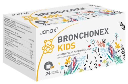 JONAX Bronchonex Kids tēja maisiņos, 24 gab.