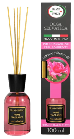 BRAND ITALIA Wild Rose mājas aromāts, 100 ml