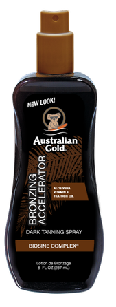 AUSTRALIAN GOLD With Bronzer Accelerator Gel sprejs, 237 ml