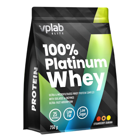 VPLAB 100% Platinum Whey pulveris, 750 g