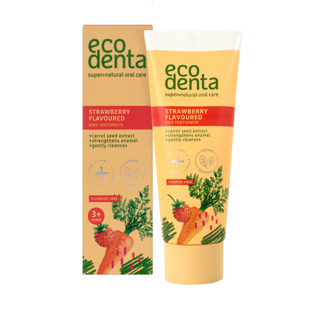 ECODENTA Strawberry Flavoured zobu pasta, 75 ml