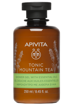 APIVITA Tonic Mountain Tea with Essential Oils with Mountain Tea dušas želeja, 250 ml
