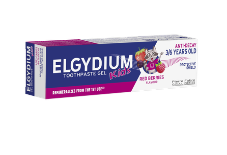 ELGYDIUM Kids Red Berries zobu pasta, 50 ml
