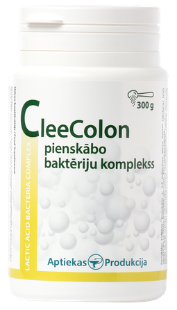 APTIEKAS PRODUKCIJA CleeColon Pienskābo Baktēriju Komplekss pulveris, 300 g