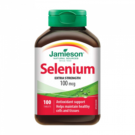 JAMIESON Selenium 100 mcg tabletes, 100 gab.