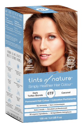 TINTS OF NATURE T6TF Dark Toffee Blonde matu krāsa, 130 ml