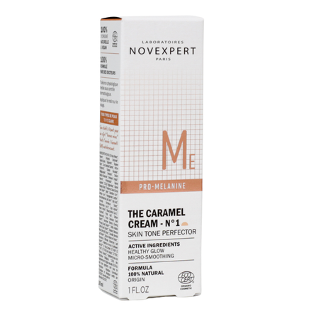NOVEXPERT  The Caramel Cream Ivory Nr.1 Pro Melanine BB sejas krēms, 30 ml