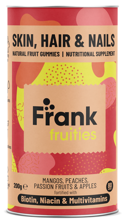 FRANK FRUITIES Skin, Hair & Nails želejas konfektes, 80 gab.