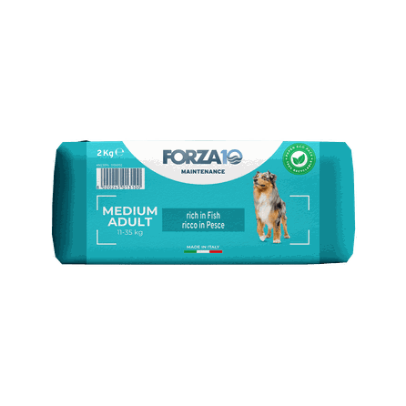 FORZA10 Maintenance Medium Adult Ar Zivīm, Suņiem sausā barība, 2 kg
