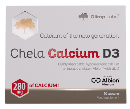 OLIMP LABS Chela - Calcium D3 kapsulas, 30 gab.