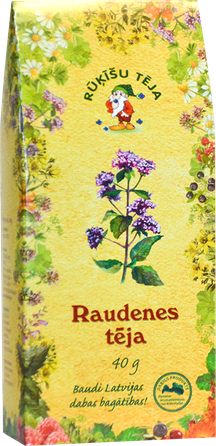 RŪĶĪŠU TĒJA Raudenes beramā tēja, 40 g