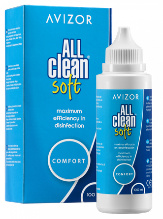 AVIZOR All Clean šķīdums kontaktlēcām, 100 ml