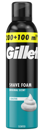 GILLETTE Series Sensitive skūšanās putas, 300 ml