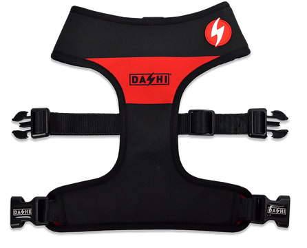 DASHI Stripes3 Red&Black Neo Mesh  S iemaukti, 1 gab.