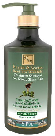 HEALTH&BEAUTY Dead Sea Minerals Olive Oil & Honey šampūns, 780 ml