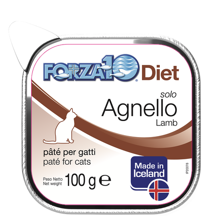 FORZA10 Solo Diet Jērs, Kaķiem pastēte, 100 g