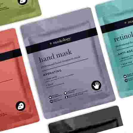 MASKOLOGY Hand maska-cimdi, 1 pāris