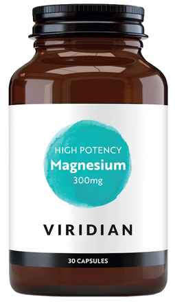VIRIDIAN High Potency Magnesium 300 mg kapsulas, 30 gab.