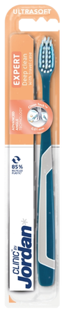 JORDAN Clinic Expert Deep Clean Ultrasoft zobu birste, 1 gab.