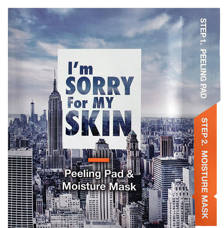 I'M SORRY FOR MY SKIN Peeling Pad & Moisture sejas maska, 7 g