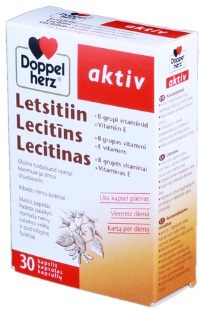 DOPPELHERZ Aktiv Lecitīns kapsulas, 30 gab.