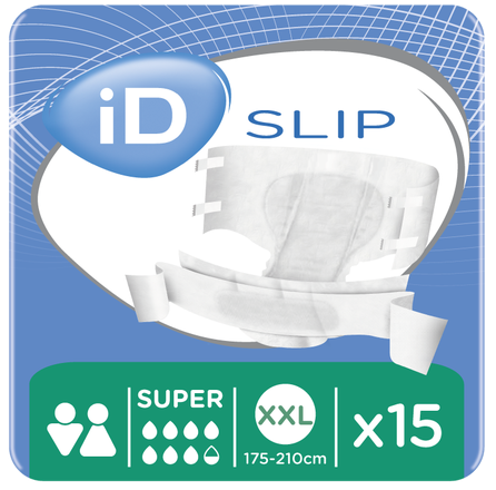 ID Slip Super XXL (175-210 cm) autiņbiksītes, 15 gab.