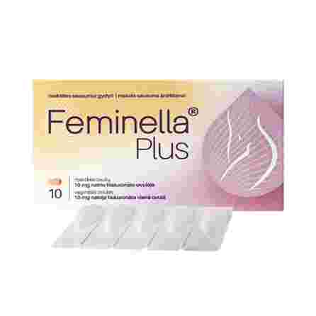FEMINELLA  Plus vaginālās ovulas, 10 gab.