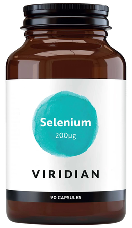 VIRIDIAN Selenium 200 µg kapsulas, 90 gab.