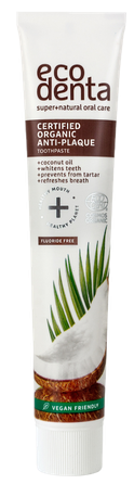 ECODENTA With Coconut Oil zobu pasta, 75 ml