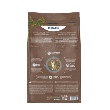 FORZA10 Maintenance Medium Adult Ar Jēru, Suņiem sausā barība, 12 kg