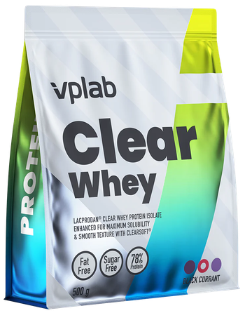 VPLAB Clear Whey Black Currant pulveris, 500 g