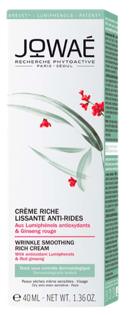 JOWAE  Wrinkle Smoothing Rich sejas krēms, 40 ml