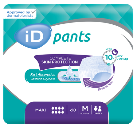 ID Pants Maxi M (80–115 cm) biksītes, 10 gab.