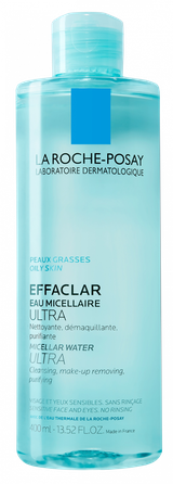 LA ROCHE-POSAY Effaclar micelārais ūdens, 400 ml