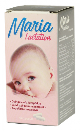 MARIA Lactation kapsulas, 60 gab.