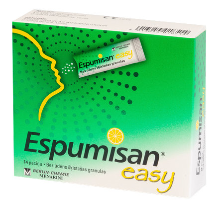 ESPUMISAN  Easy 125mg paciņas, 14 gab.