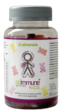 GOIMMUNE Kids Gummies košļājamās pastilas, 60 gab.