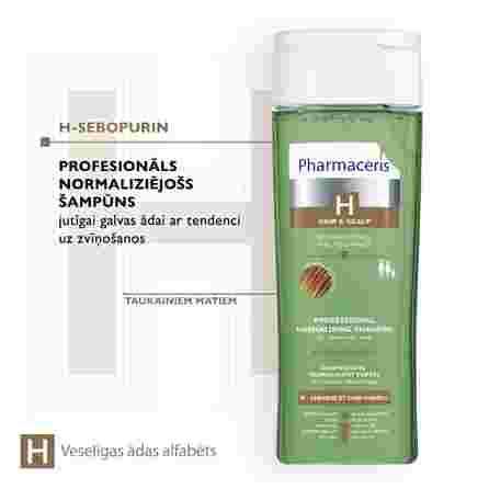 PHARMACERIS H-SEBOPURIN šampūns, 250 ml