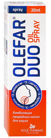 OLEFAR DUO sprejs, 20 ml