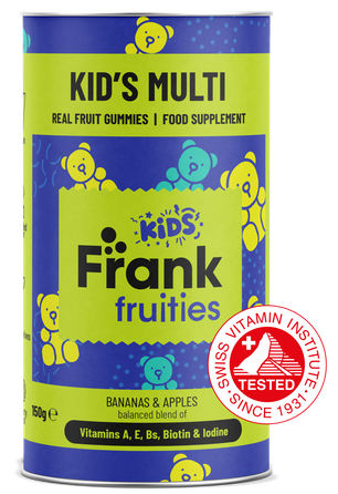 FRANK FRUITIES Kids Multi želejas lācīši, 60 gab.